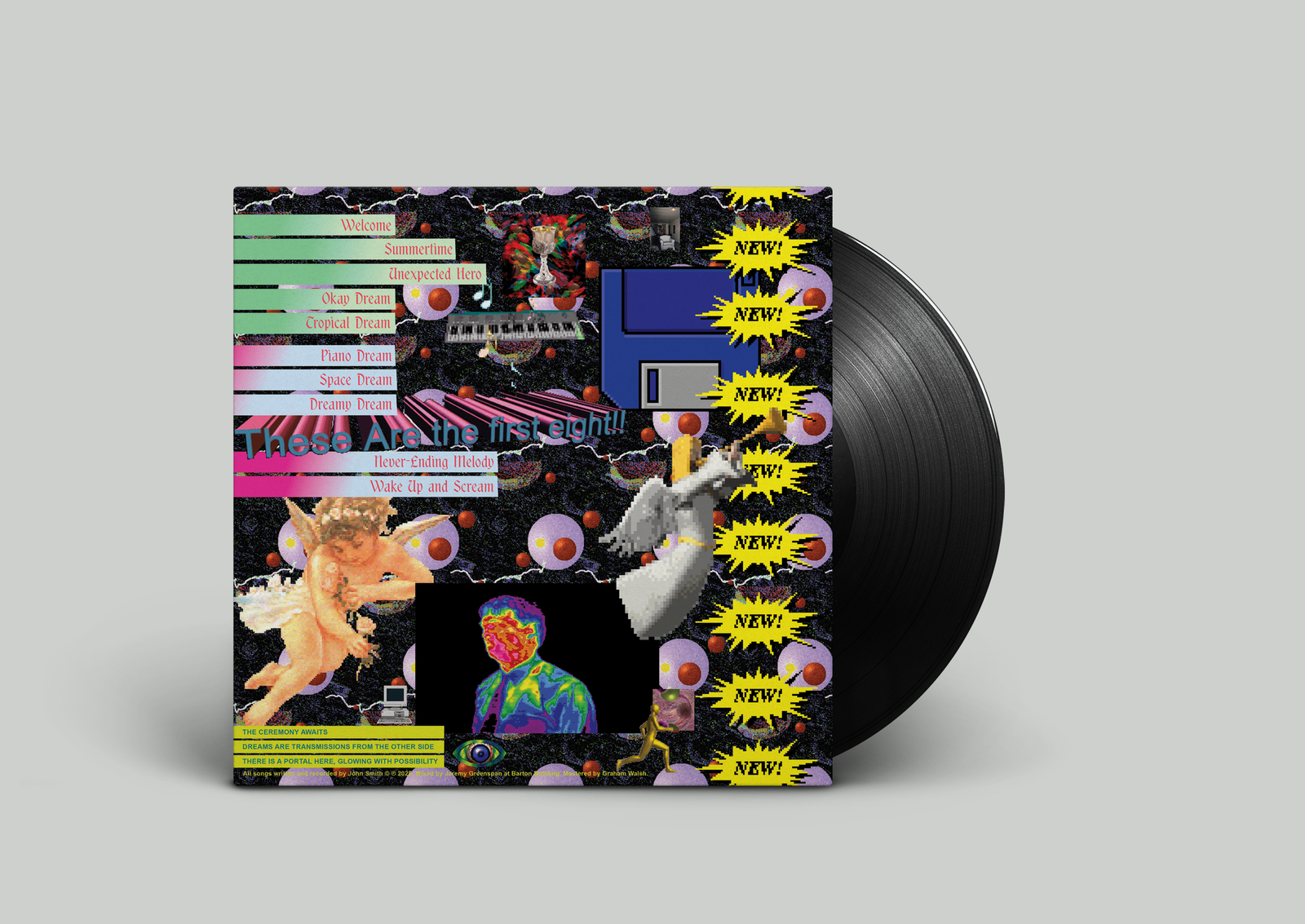 Sleep Induction Ceremony LP Back Artwork